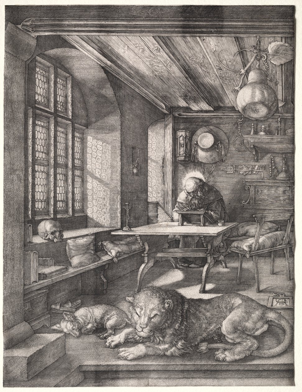 St. Hieronymus in seinem Studierzimmer von Albrecht Dürer