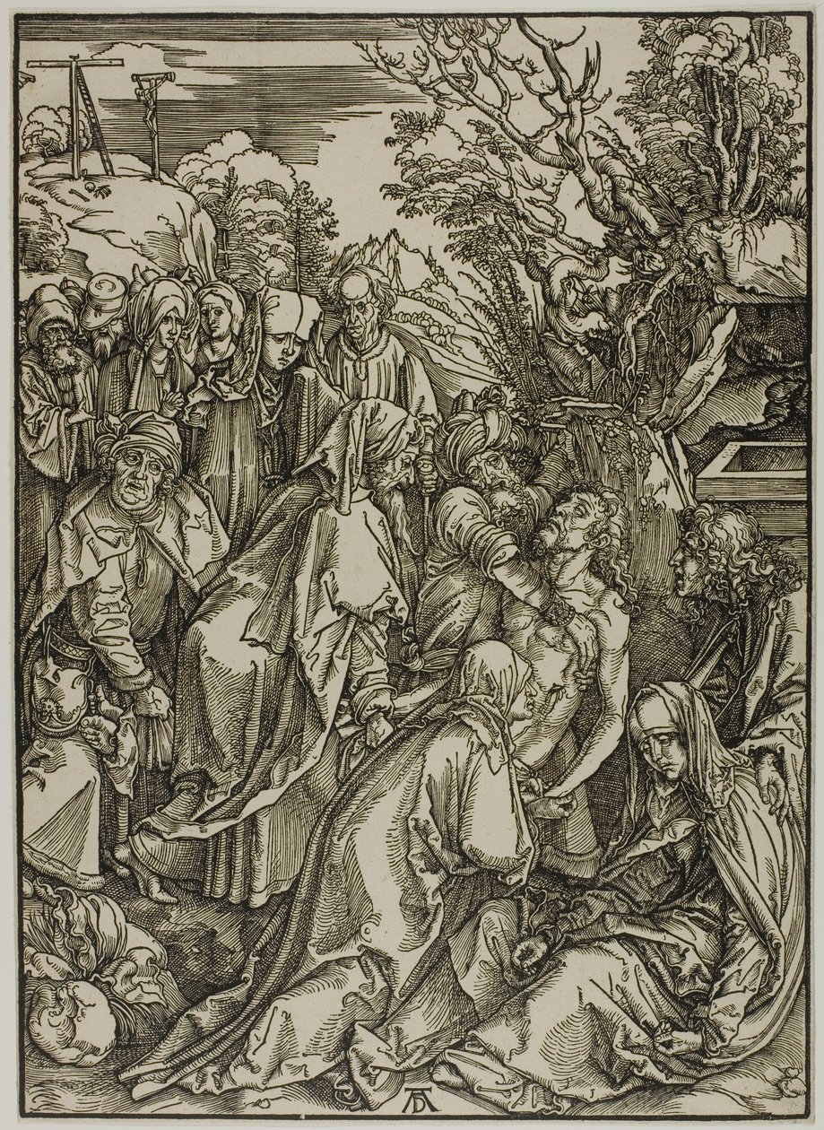 Die Kreuzabnahme, aus der Großen Passion von Albrecht Dürer