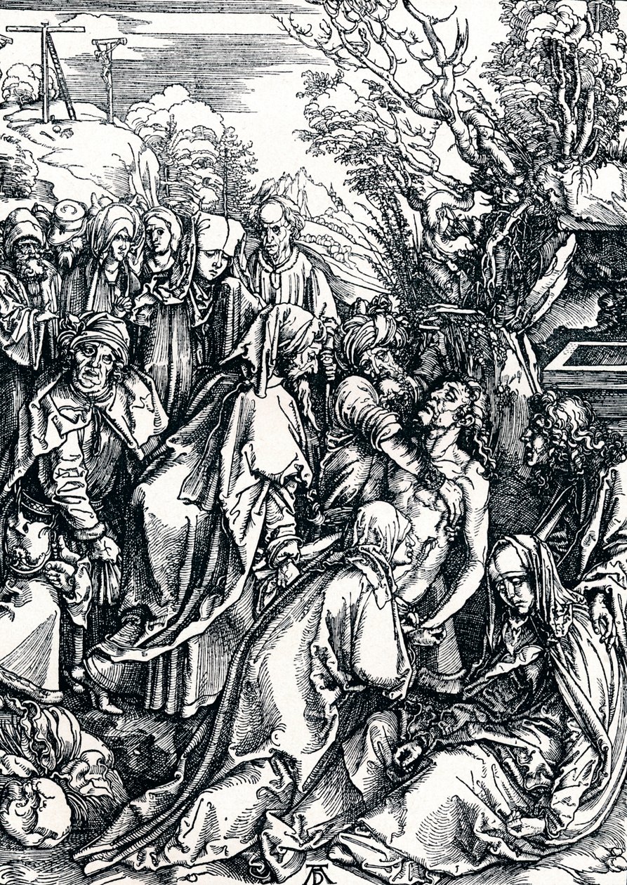Die Grablegung, 1498, 1906 von Albrecht Dürer