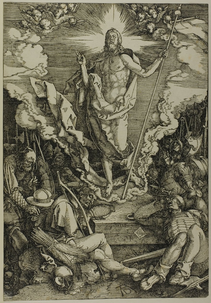 Die Auferstehung, aus Die Große Passion von Albrecht Dürer