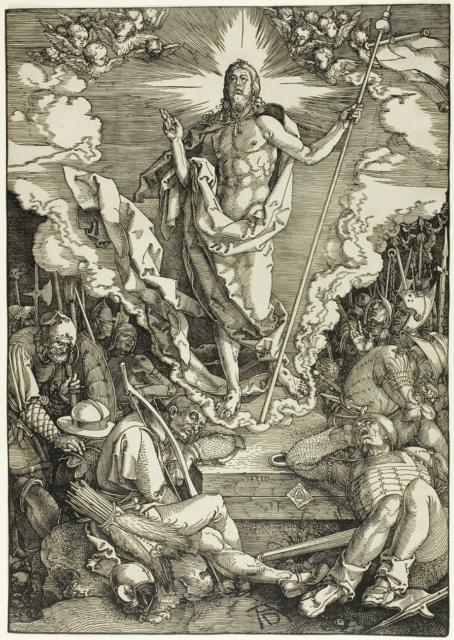 Die Auferstehung, aus Die Große Passion von Albrecht Dürer