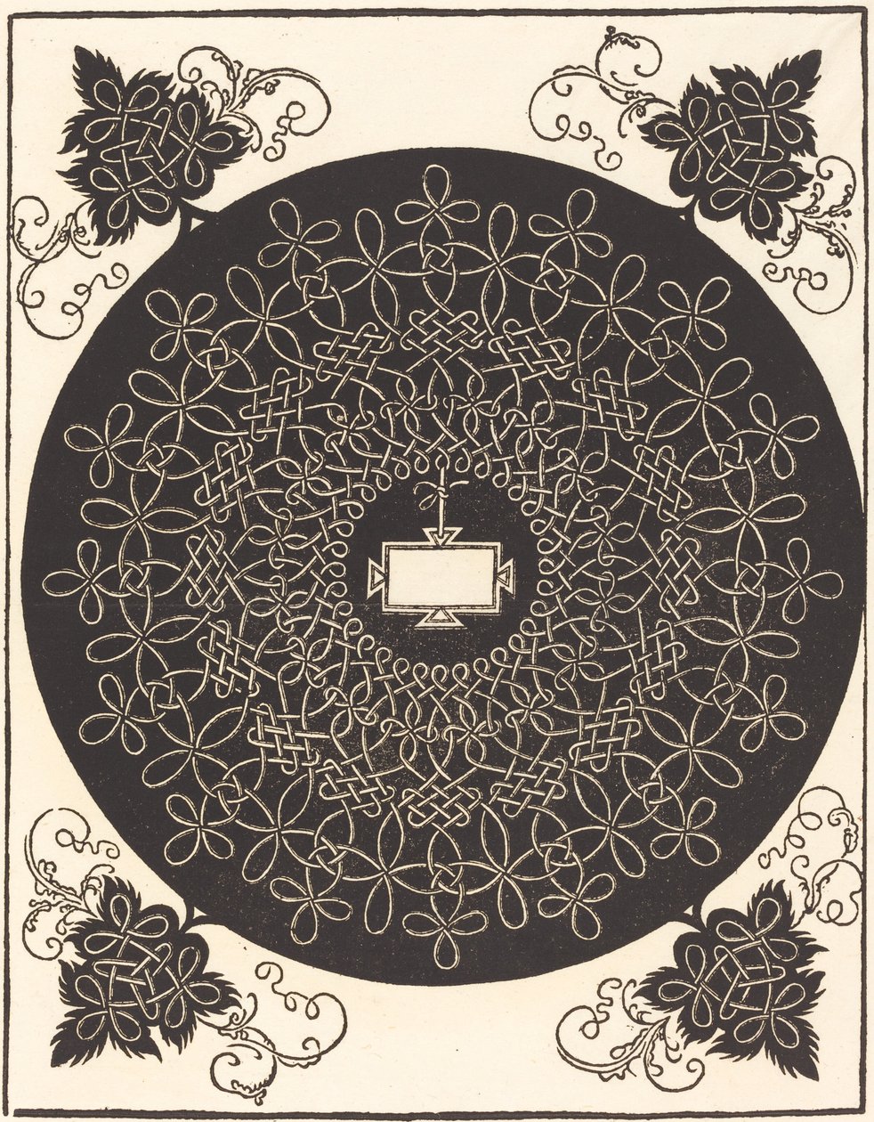 Der zweite Knoten (mit einer länglichen Tafel) von Albrecht Dürer