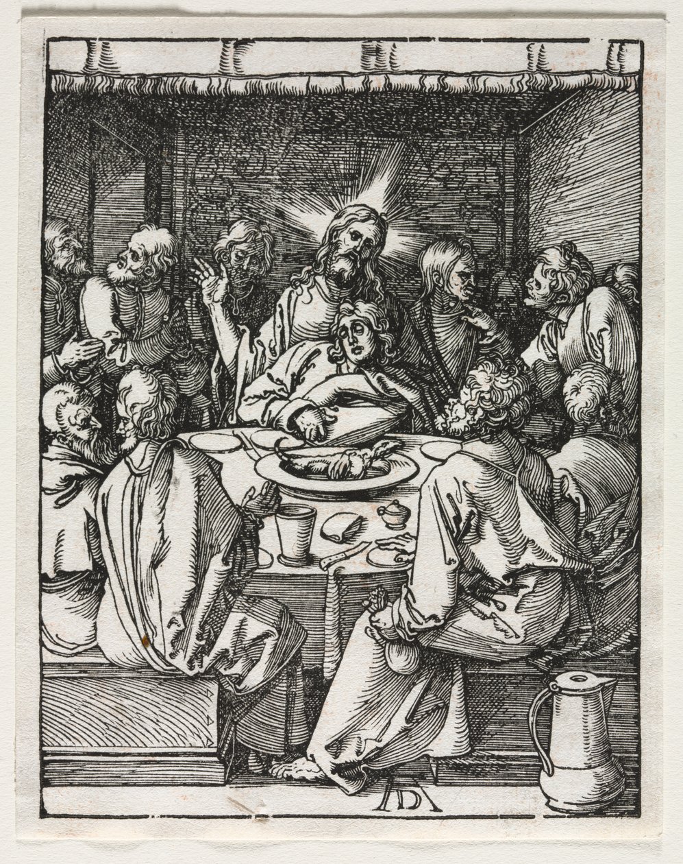 Die kleine Passion: Das letzte Abendmahl von Albrecht Dürer