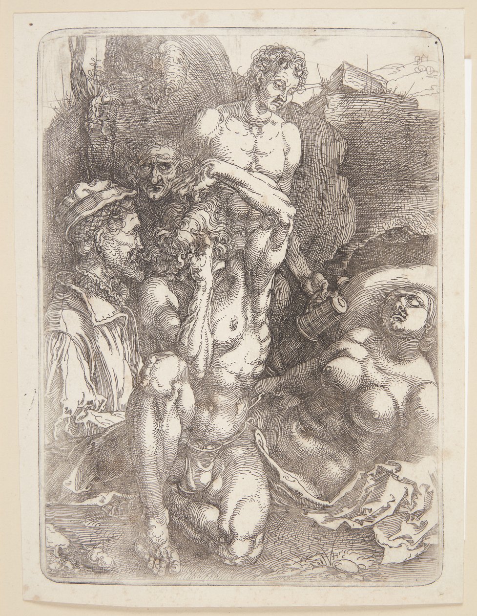 Der verzweifelte Mann von Albrecht Dürer