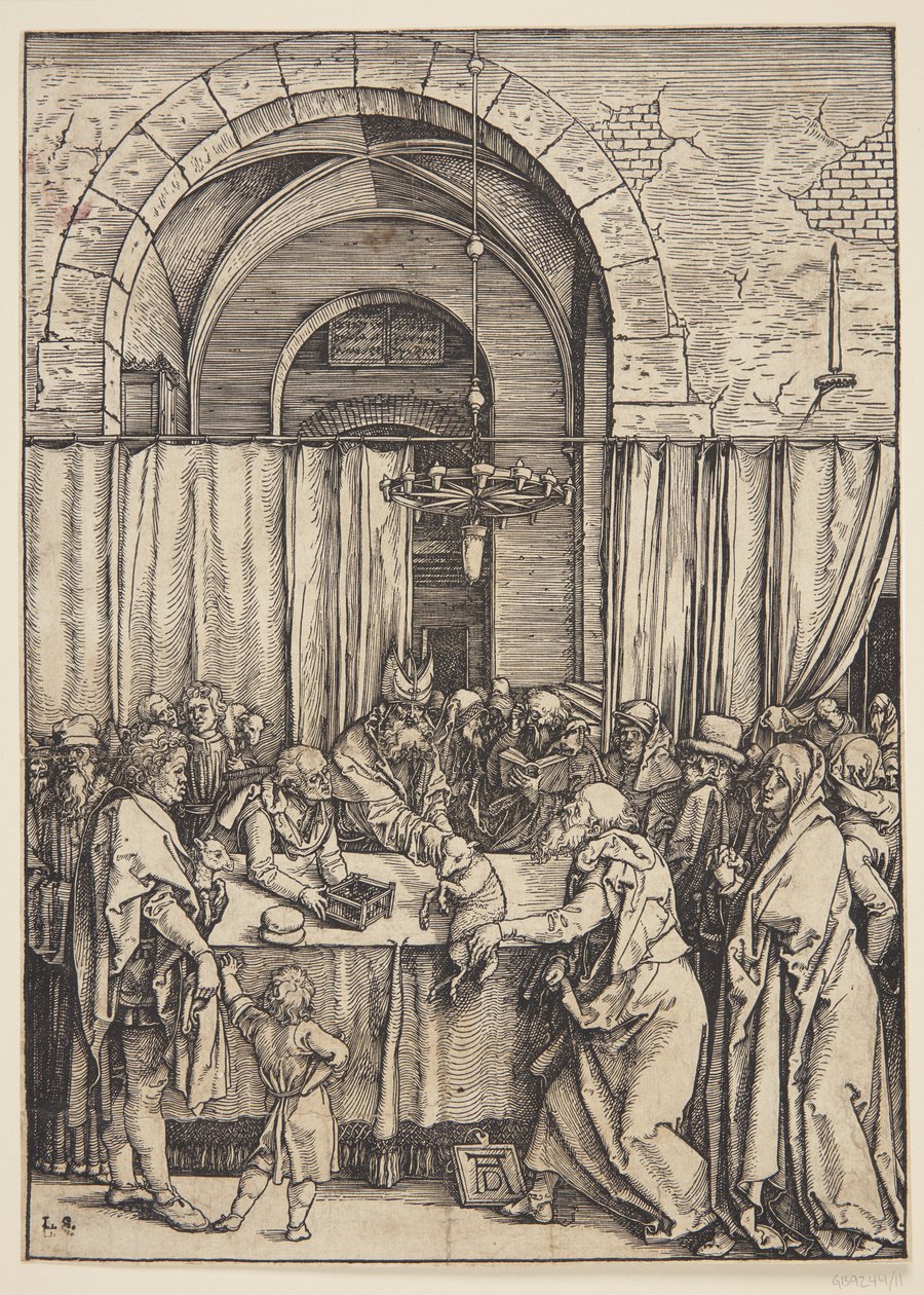 Die Ablehnung von Joachims Opfer von Albrecht Dürer