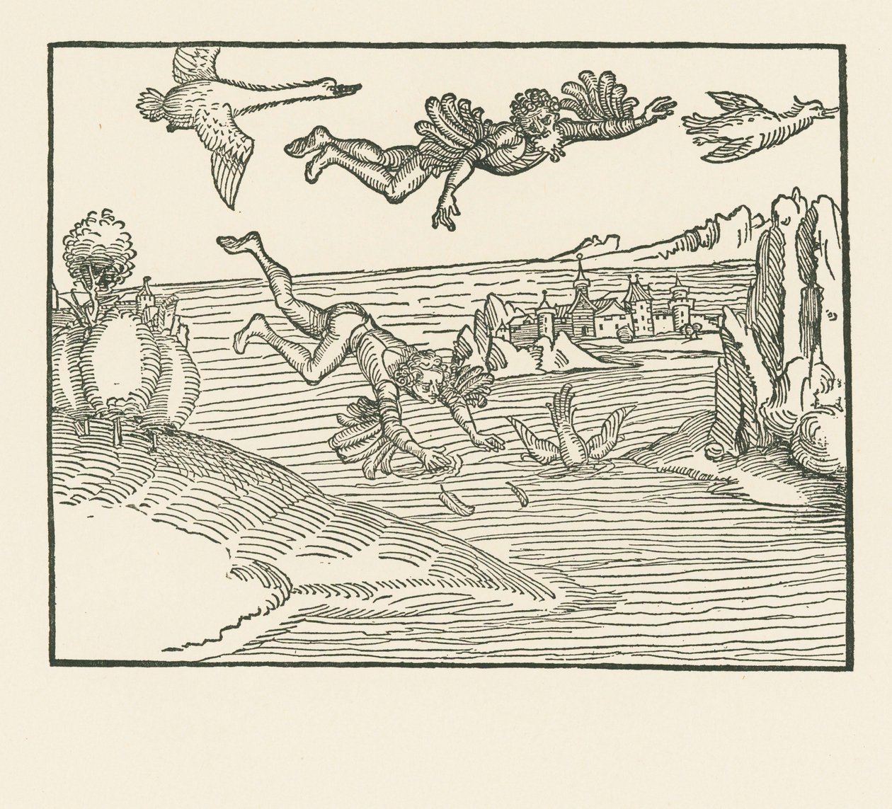 Dädalus und Ikarus von Albrecht Dürer or Duerer