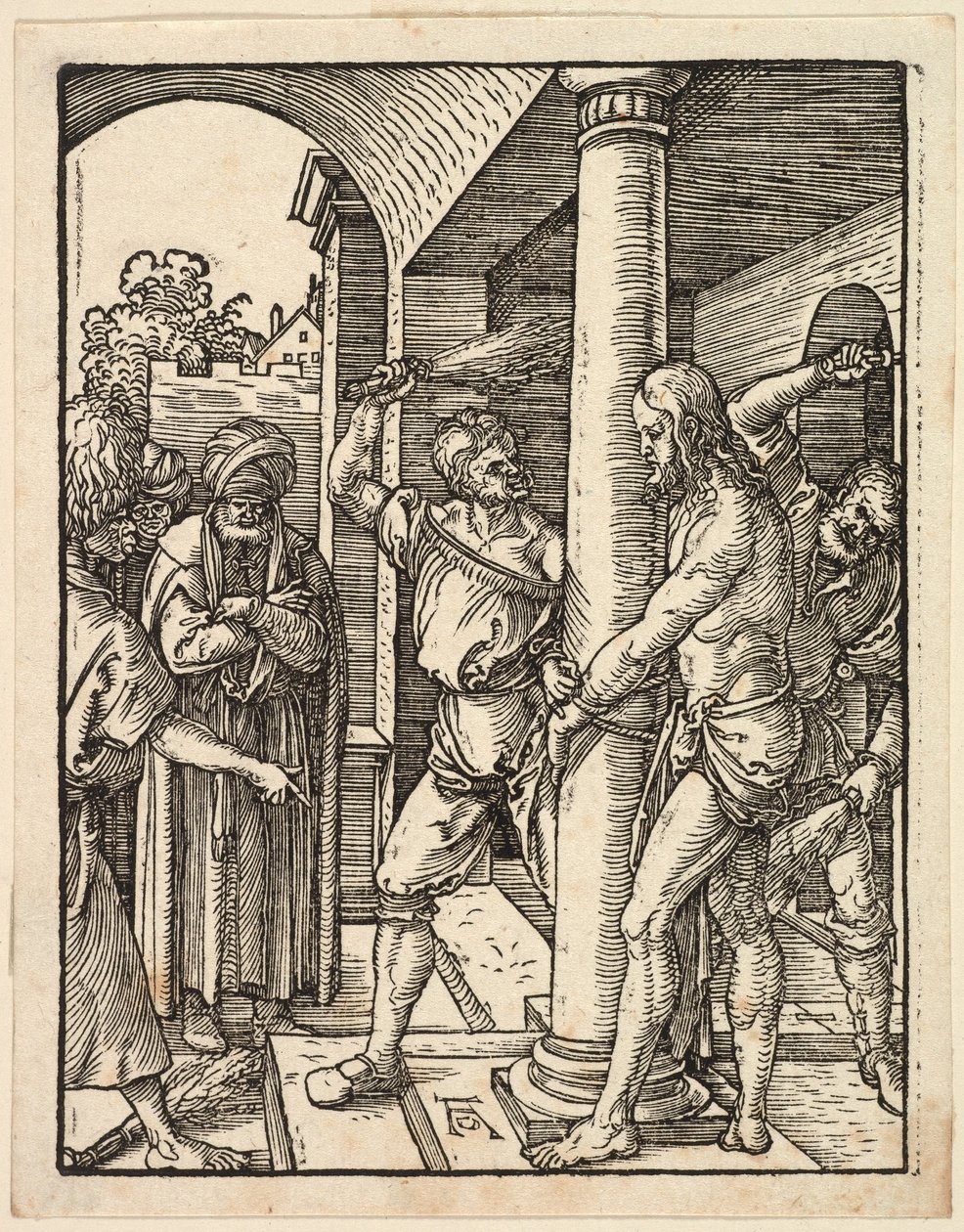 Die Geißelung, 1509-11 von Albrecht Dürer