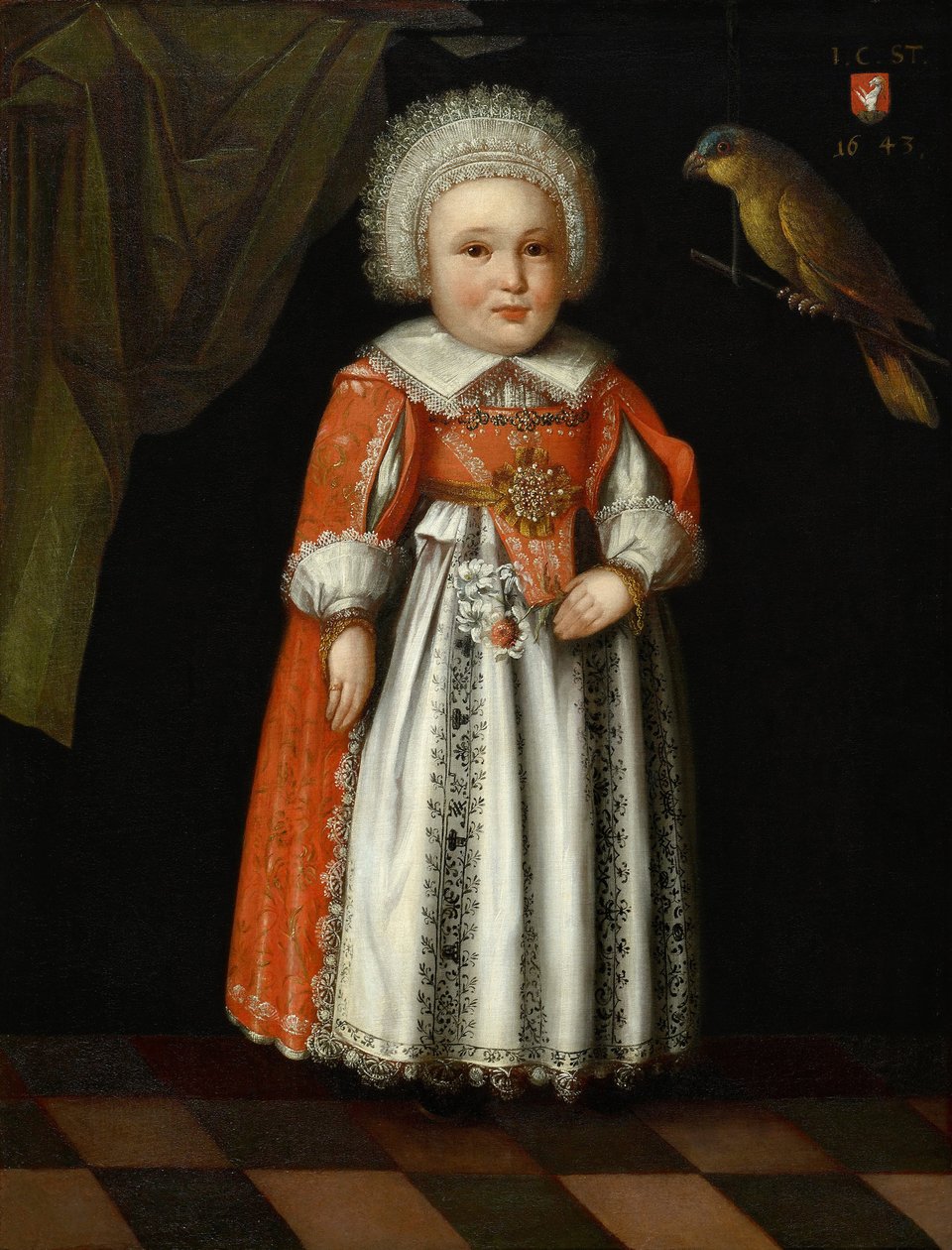 Johanna Katharina Steiger, 2 Jahre alt, 1643 von Albrecht Kauw