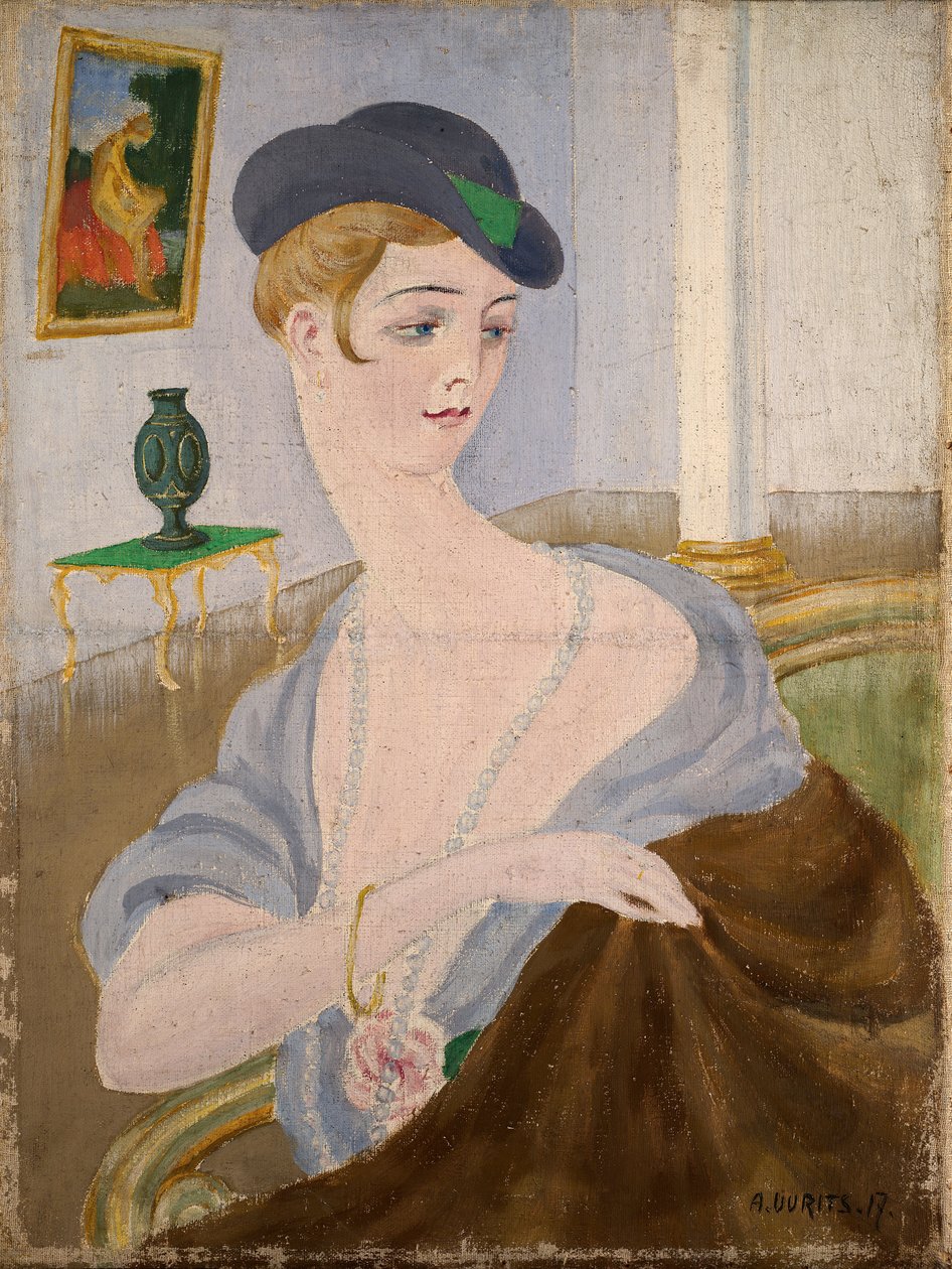 Porträt einer Dame von Aleksander Uurits