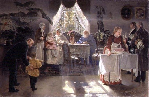 Großmuttertag von Aleksei Ivanovich Korzukhin