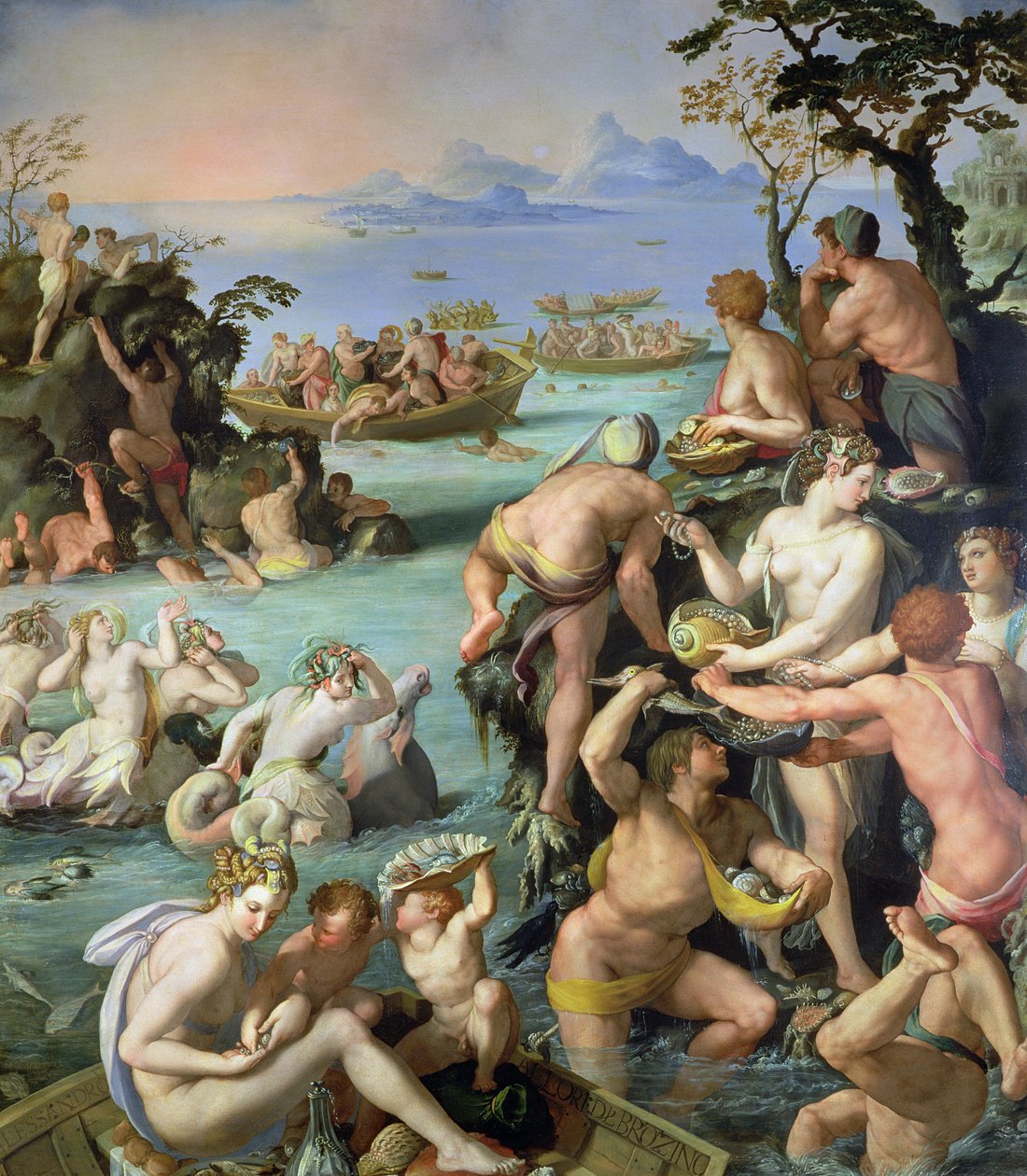 Die Perlenfischer, 1572 von Alessandro Allori