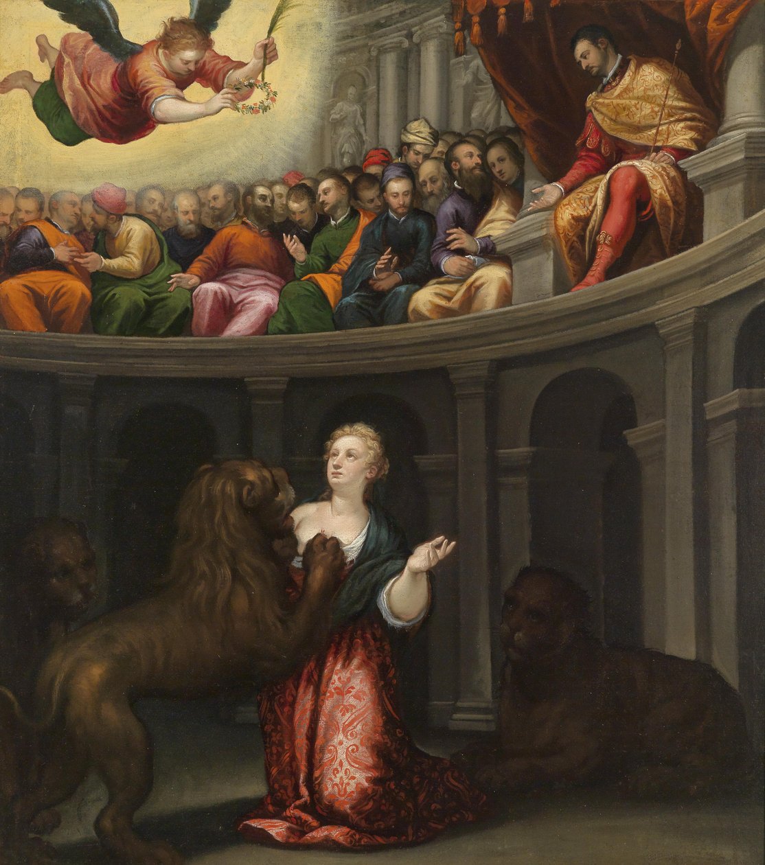 Das Martyrium einer Heiligen von Alessandro Maganza