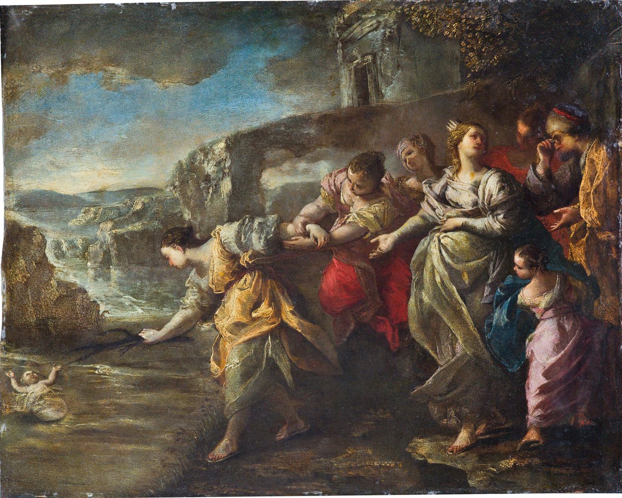 Die Auffindung des Moses von Alessandro Gherardini