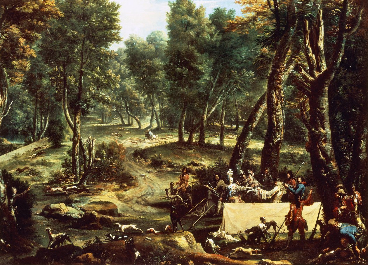 Jagdausflug von Alessandro Magnasco