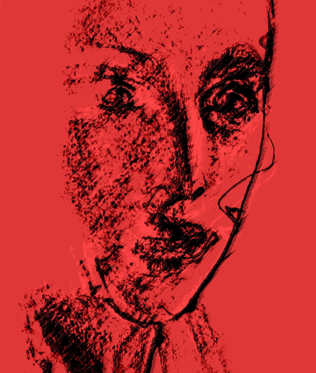 Überraschung (rot), 2020 von Alex Caminker