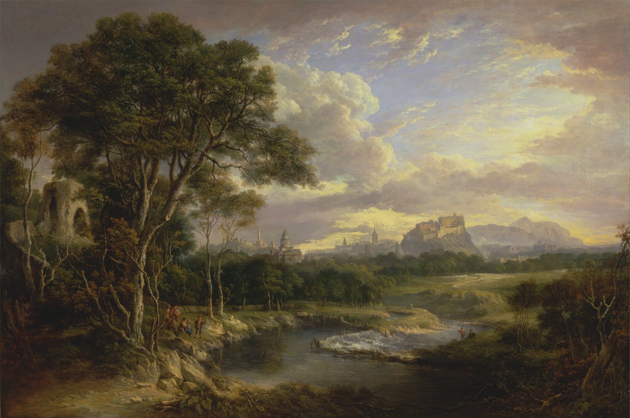 Ansicht der Stadt Edinburgh von Alexander Nasmyth