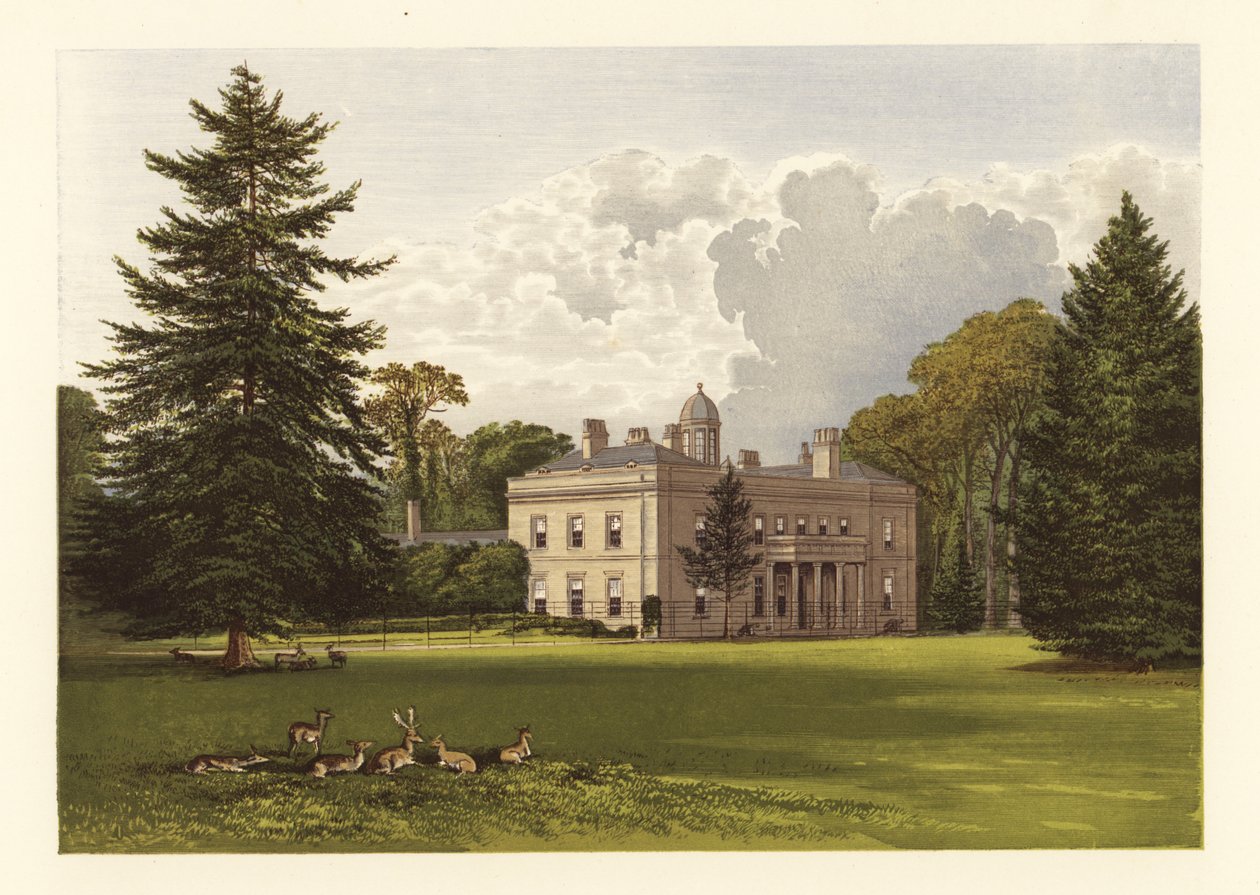 Brockley Hall, Somersetshire, England von Alexander Francis (after) Lydon