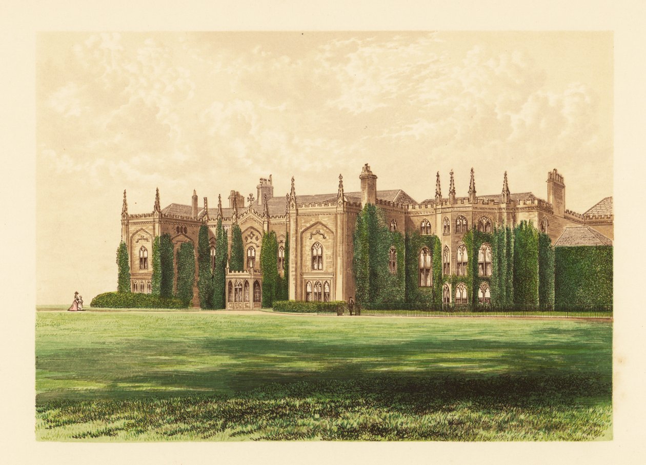 Combermere Abbey, Shropshire, England von Alexander Francis (after) Lydon