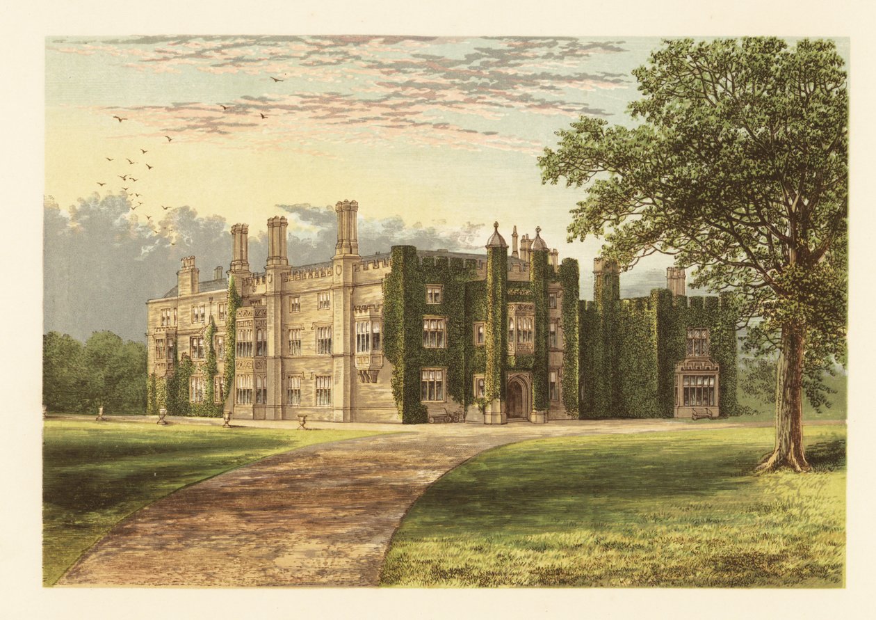 Drakelowe Hall, Derbyshire, England von Alexander Francis (after) Lydon