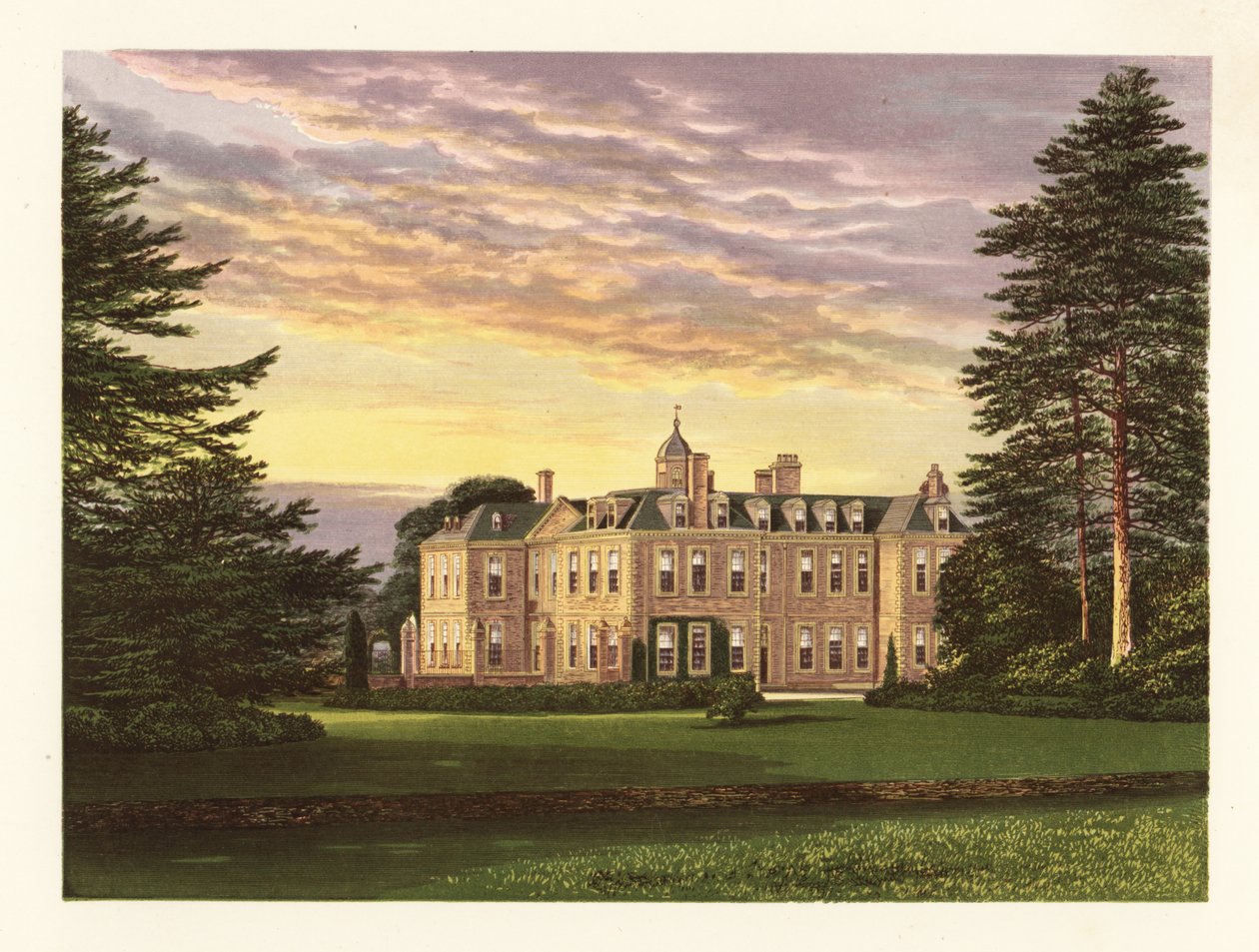 Hanbury Hall, Worcestershire, England von Alexander Francis (after) Lydon