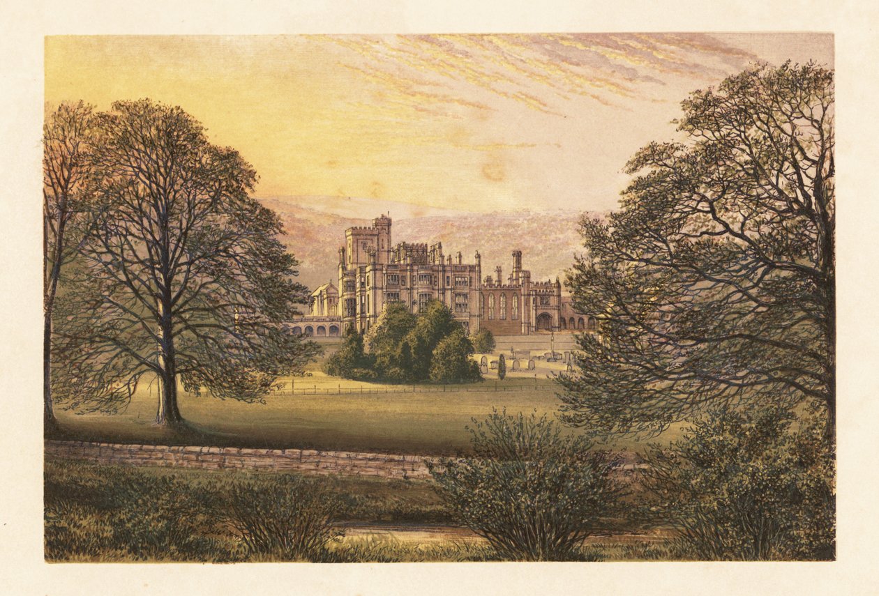 Ilam Hall, Staffordshire, England von Alexander Francis (after) Lydon