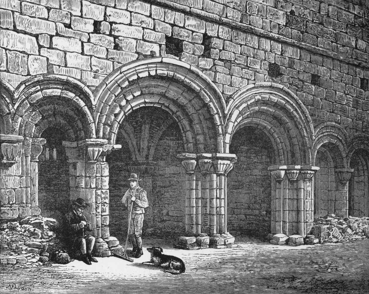 Kapitelhaus, Kirkstall Abbey, um 1880, 1897 von Alexander Francis Lydon