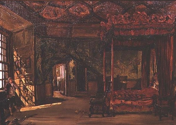 Schlafzimmer von Königin Maria, Holyrood von Alexander Jnr. Fraser