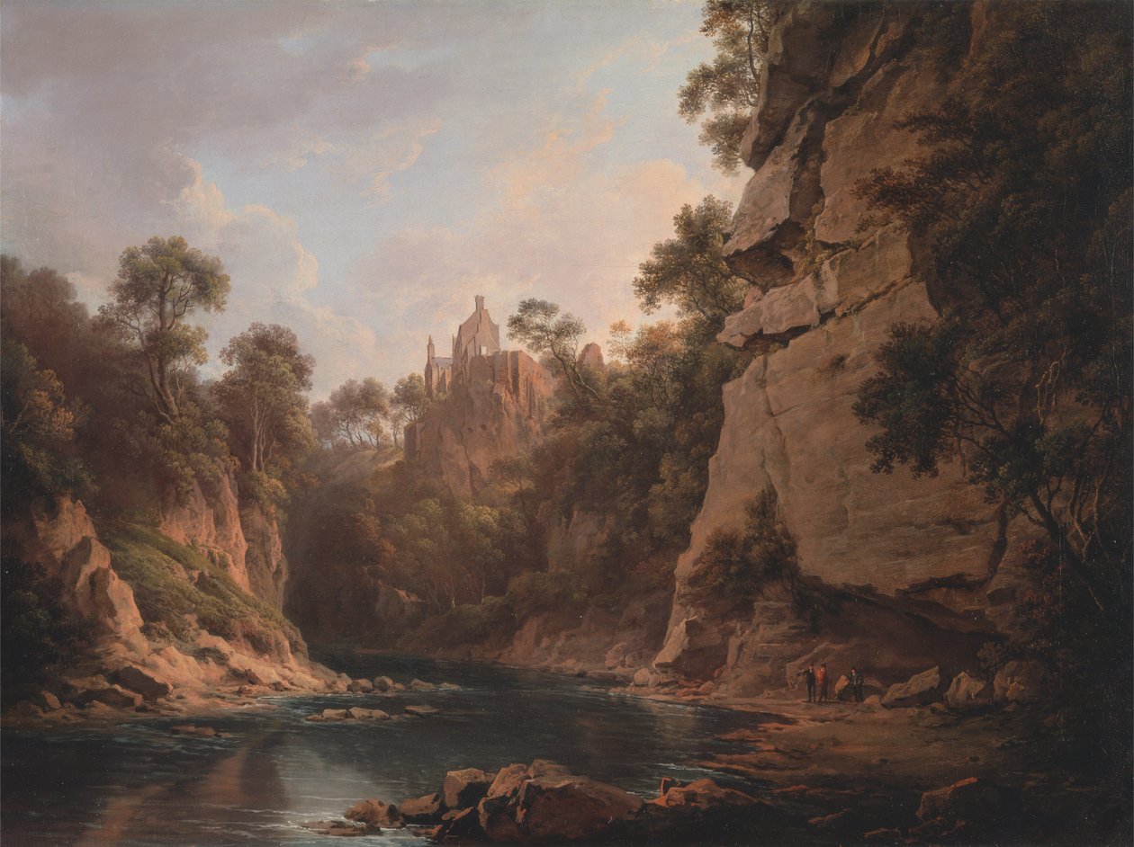 Hawthornden Castle, in der Nähe von Edinburgh von Alexander Nasmyth