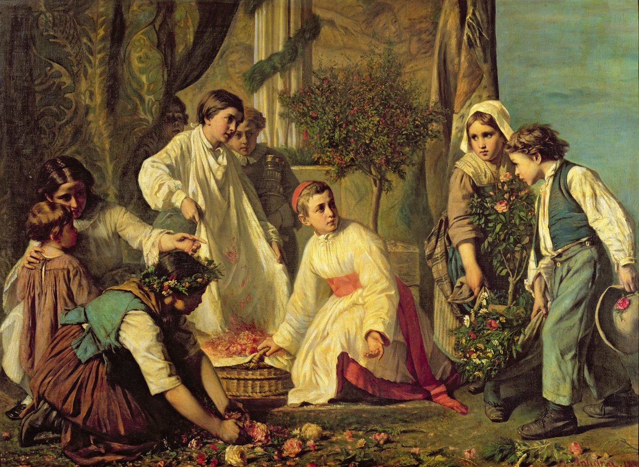 Fronleichnam, 1855 von Alexandre Antigna