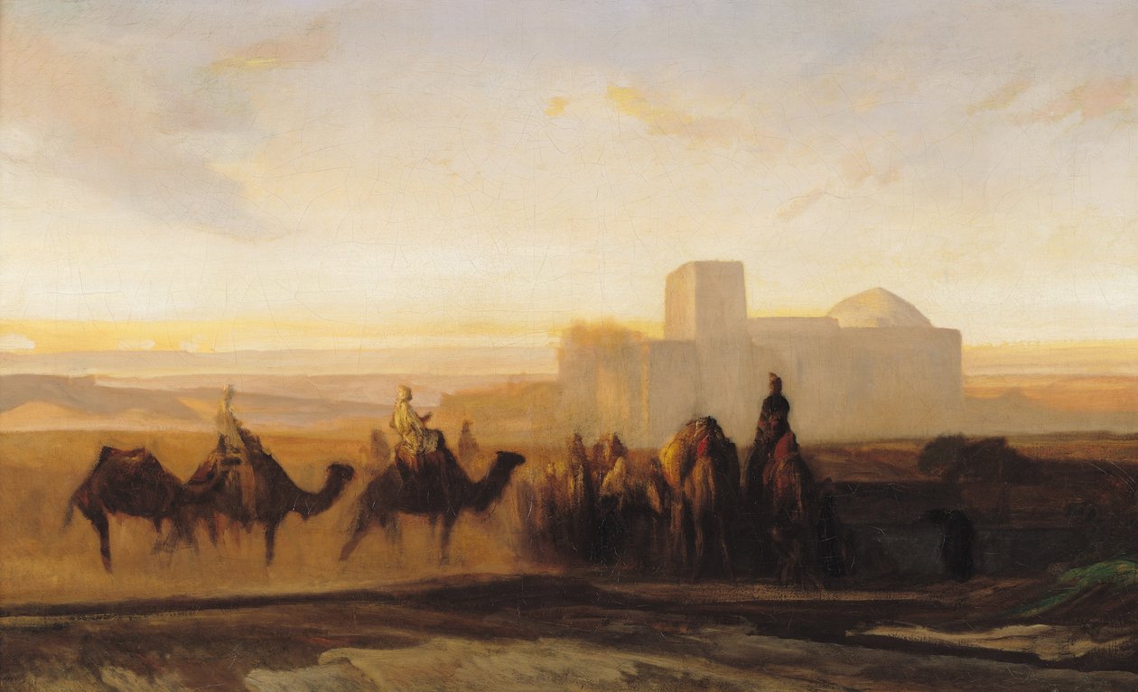 Die Karawane von Alexandre Gabriel Decamps