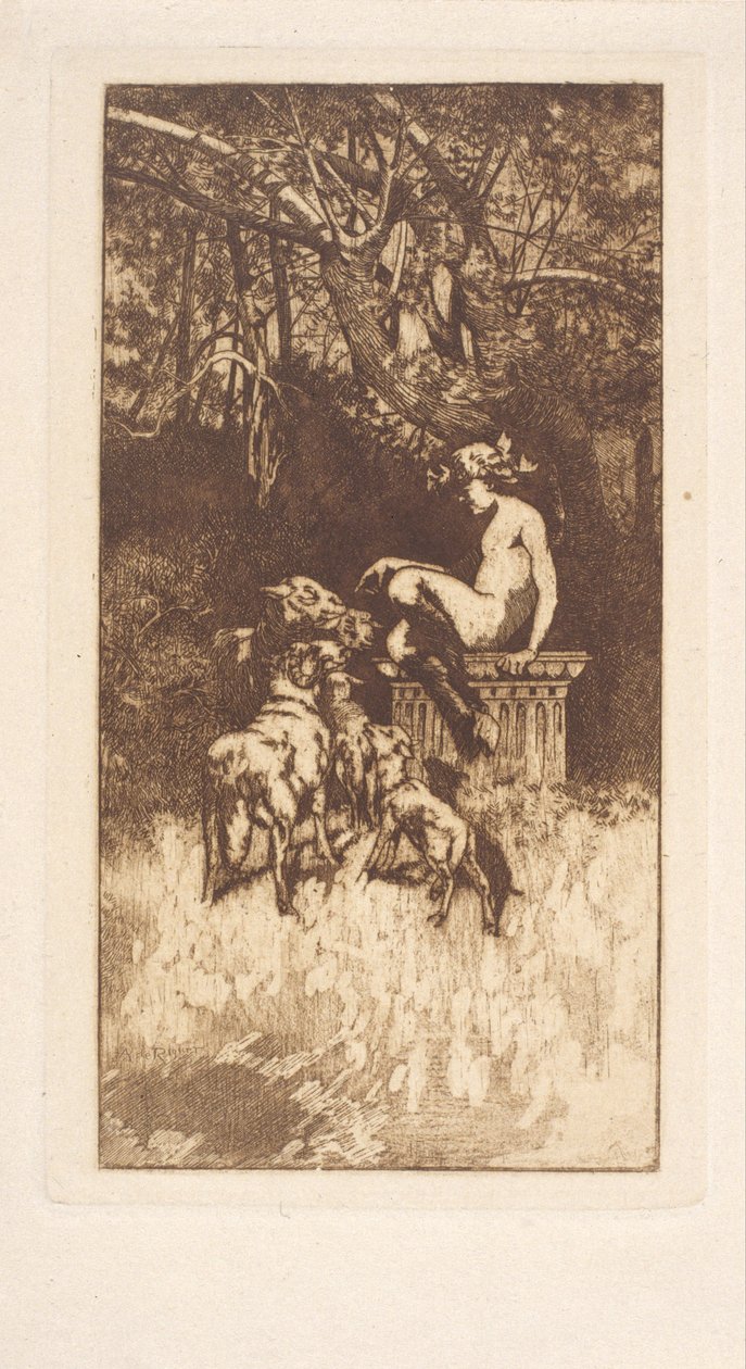 Allegorische Komposition von Alexandre de Riquer