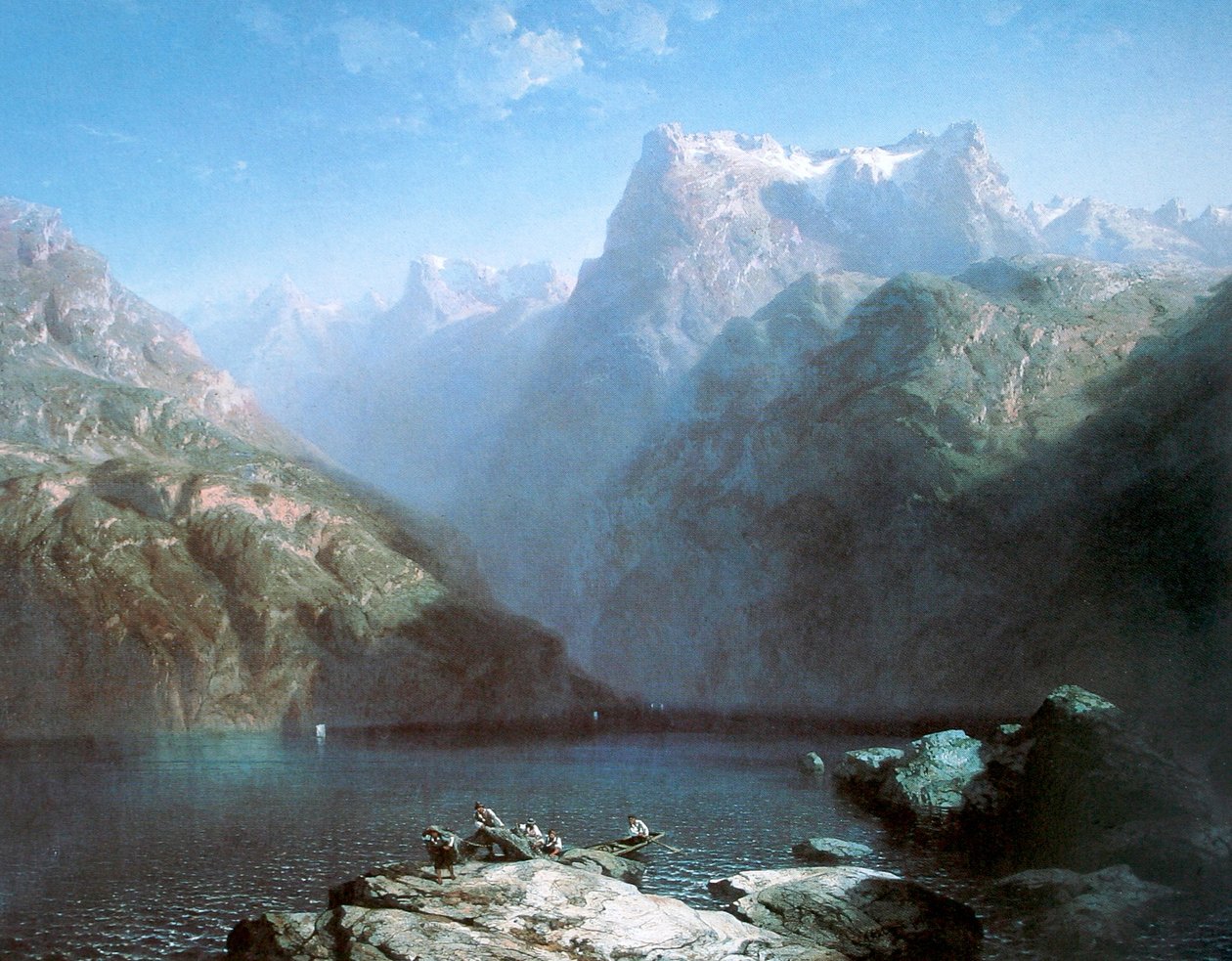 Der Vierwaldstättersee (Symphonie in Blau) von Alexandre Calame