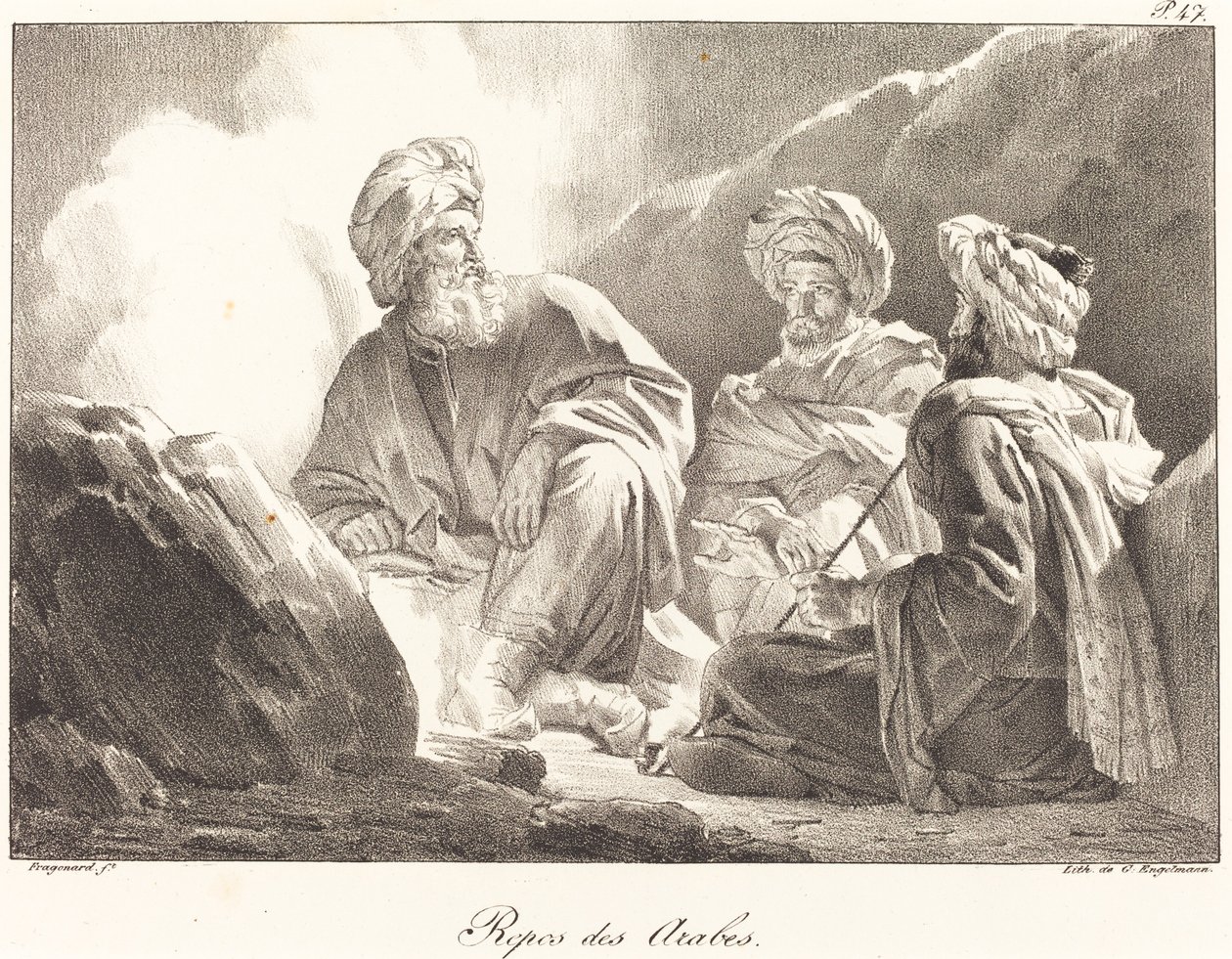 Ruhe der Araber von Alexandre Evariste Fragonard
