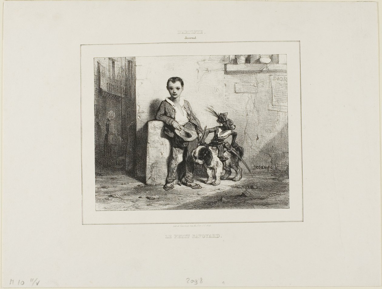 Der kleine Savoyarde von Alexandre Gabriel Decamps