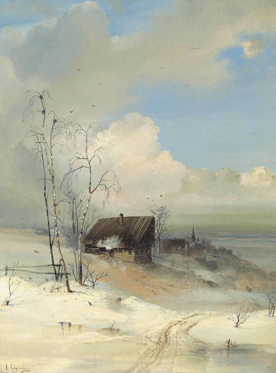 Die Ankunft des Frühlings von Alexei Kondratjewitsch Sawrassow