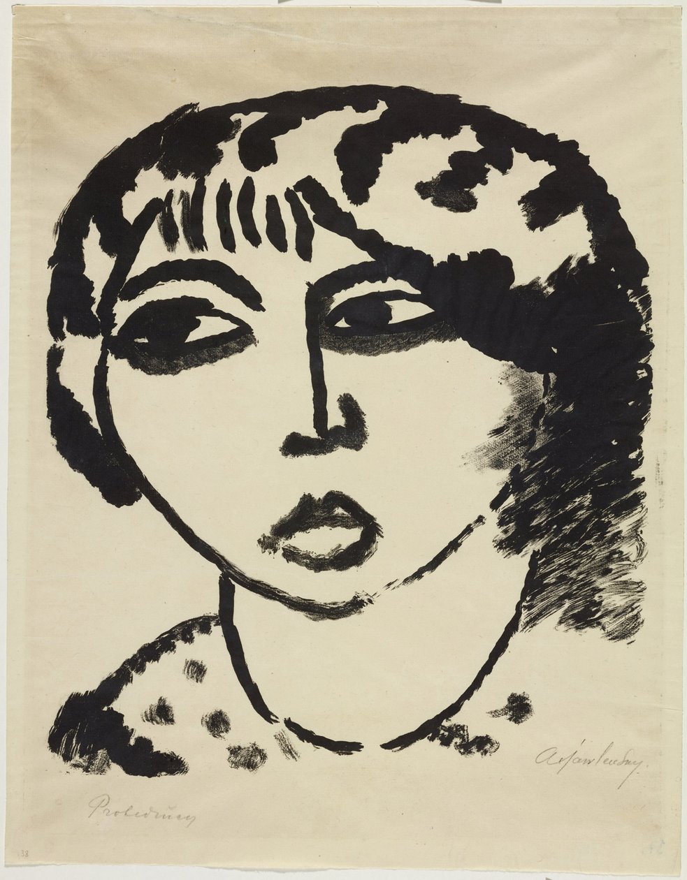 Frauenkopf von Alexej von Jawlensky