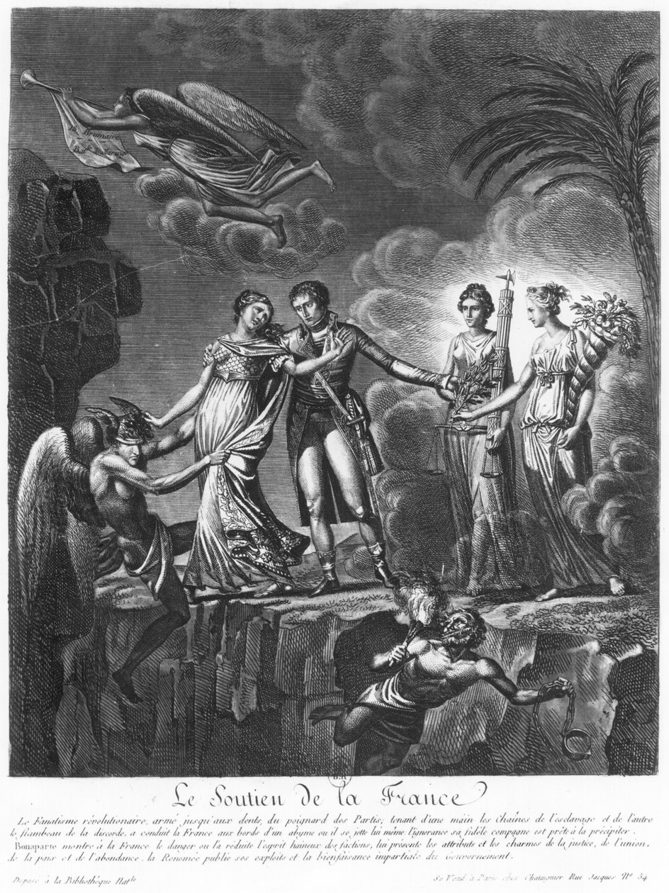 Allegorie der guten Regierung von Napoleon Bonaparte (1769-1821) aus 