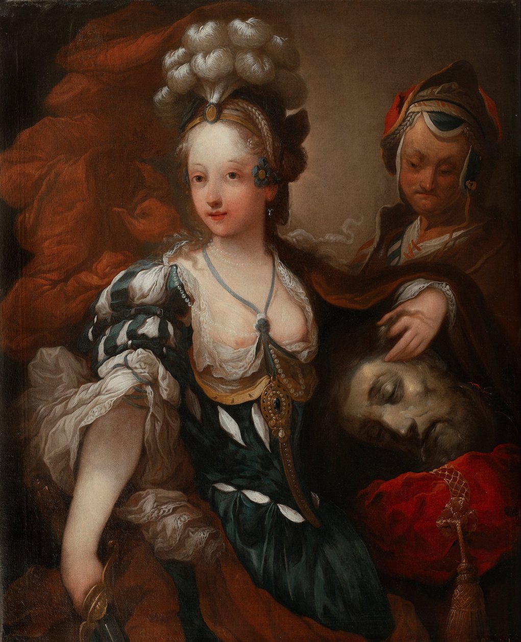 Judith mit dem Kopf des Holofernes von Alexis Grimou