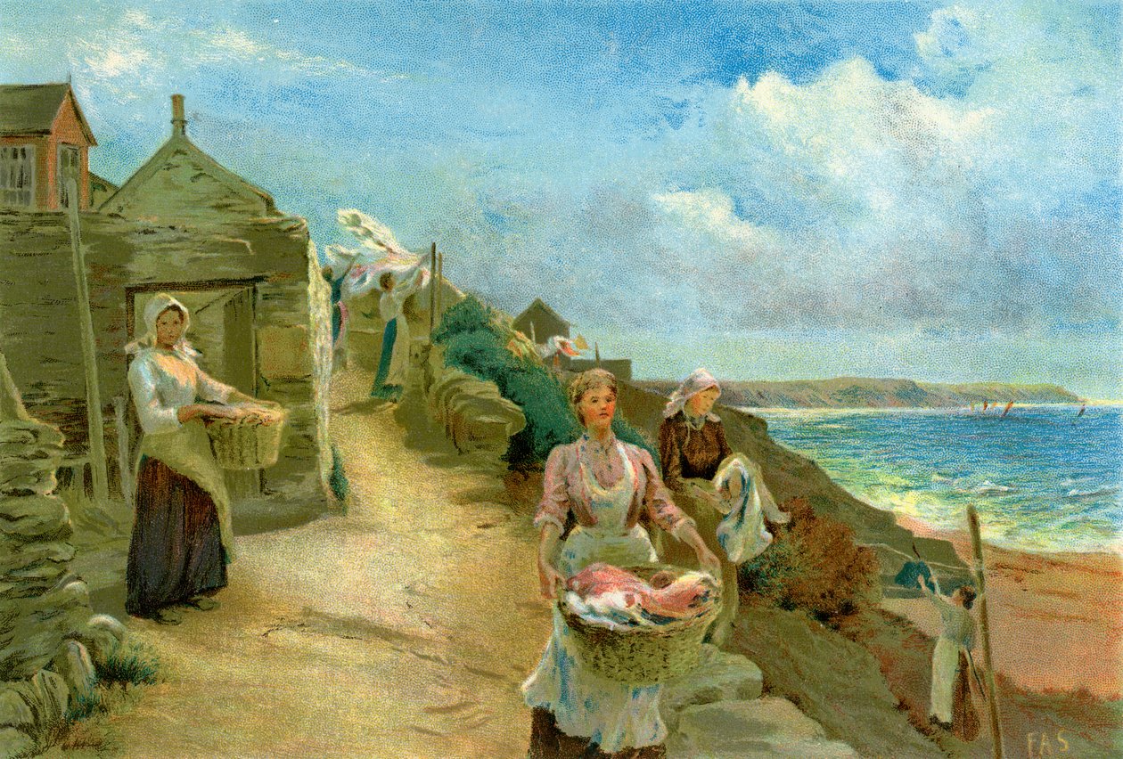Waschtag, 1905 von Alf Cooke