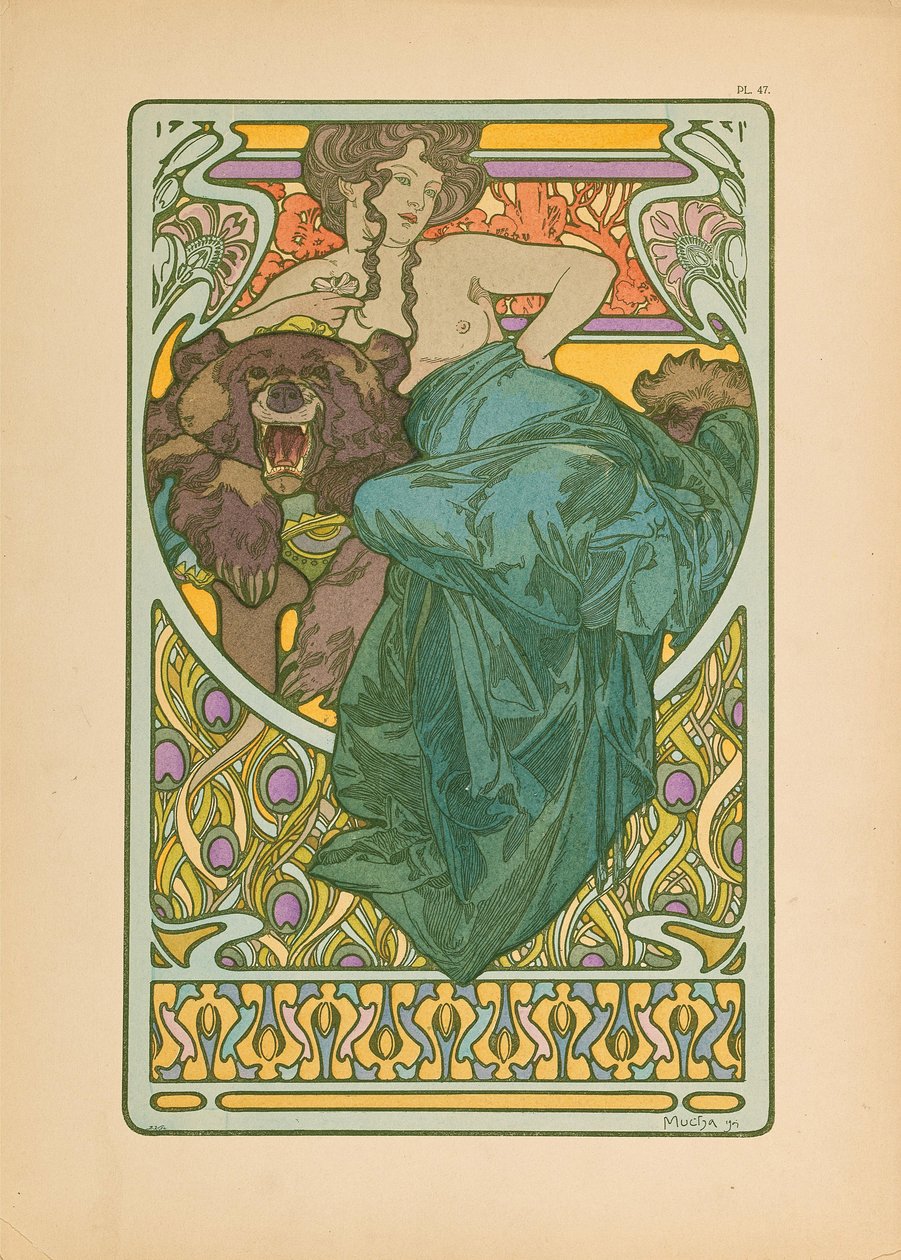 Documents Décoratifs, 1902 von Alfons Marie Mucha