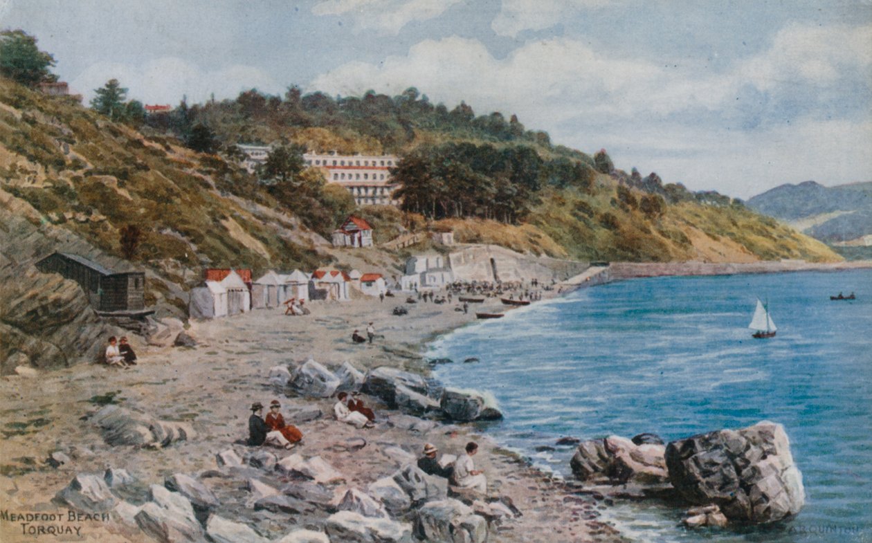 Meadfoot Beach, Torquay von Alfred Robert Quinton