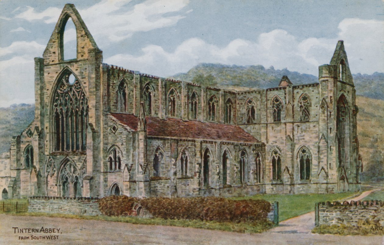 Tintern Abbey, von Südwesten von Alfred Robert Quinton