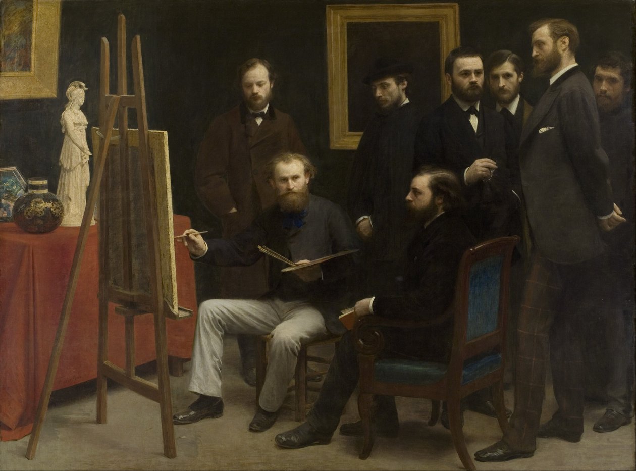 Ein Atelier in Les Batignolles von Alfred Sisley