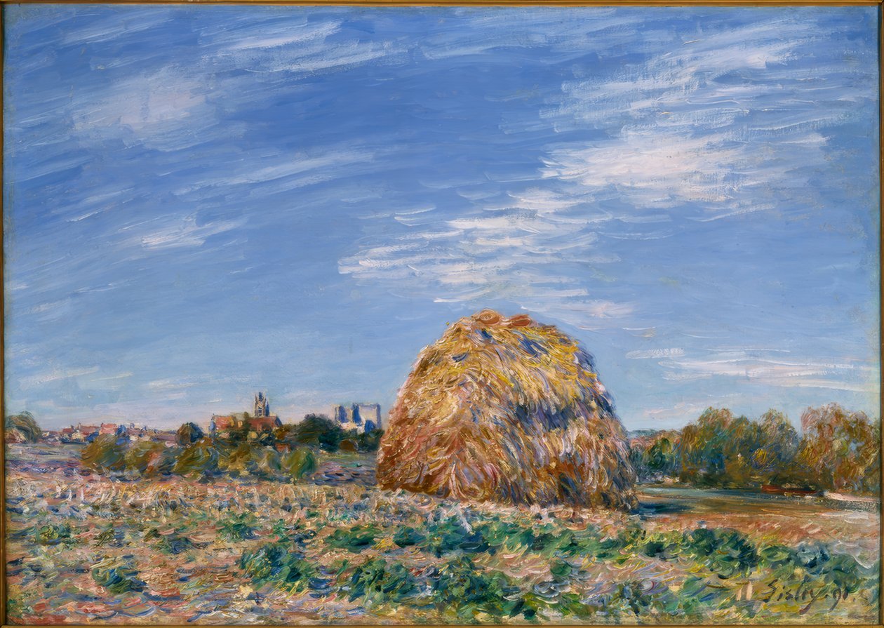 Mühle am Ufer des Loing von Alfred Sisley
