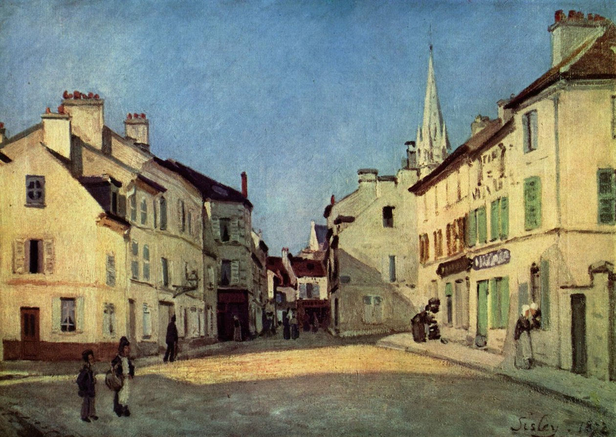 Platz in Argenteuil von Alfred Sisley