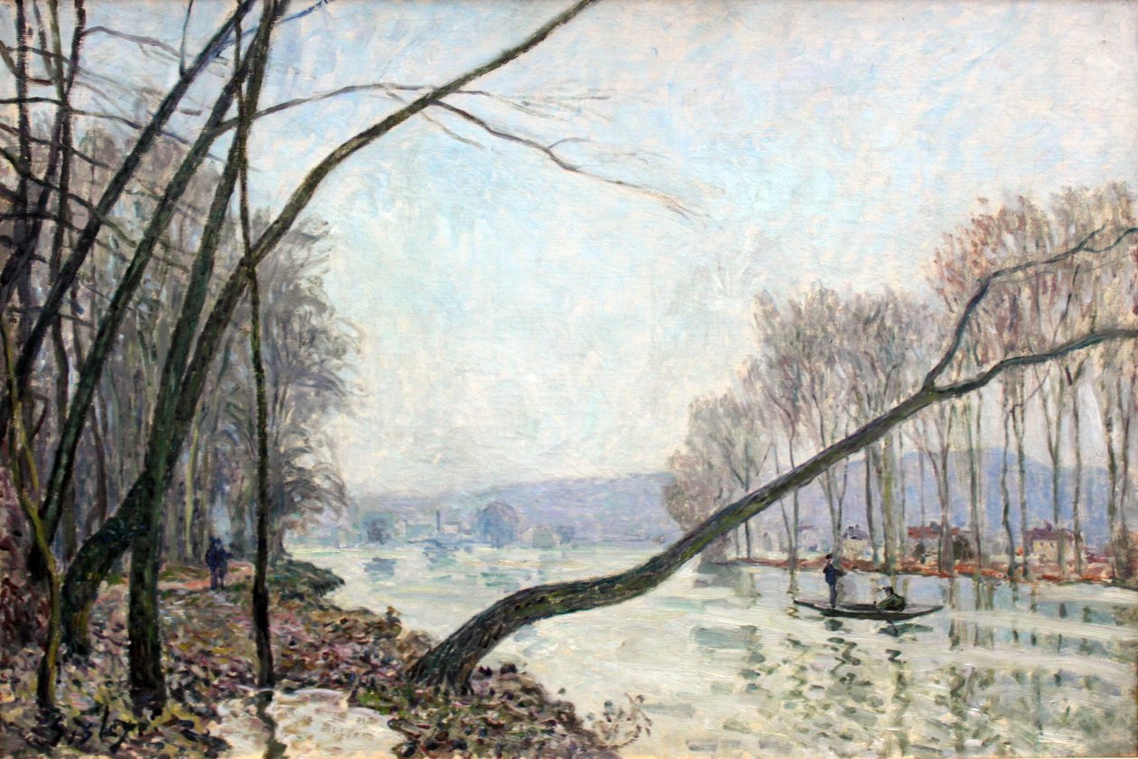 Seine-Ufer im Herbst von Alfred Sisley