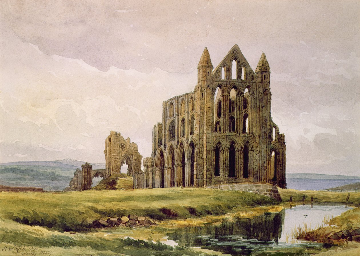 Whitby Abbey von Alfred William Rich