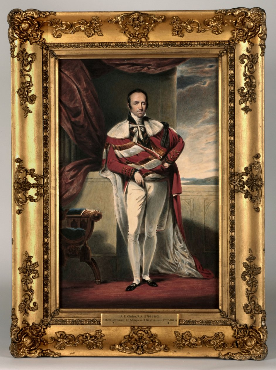 Porträt von Robert Grosvenor, 2. Earl Grosvenor, ca. 1820 von Alfred Edward Chalon