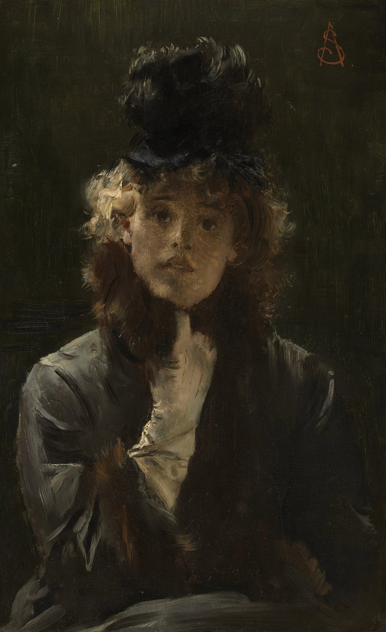 Der Pariser Sphinx, ca. 1880 von Alfred Emile Stevens