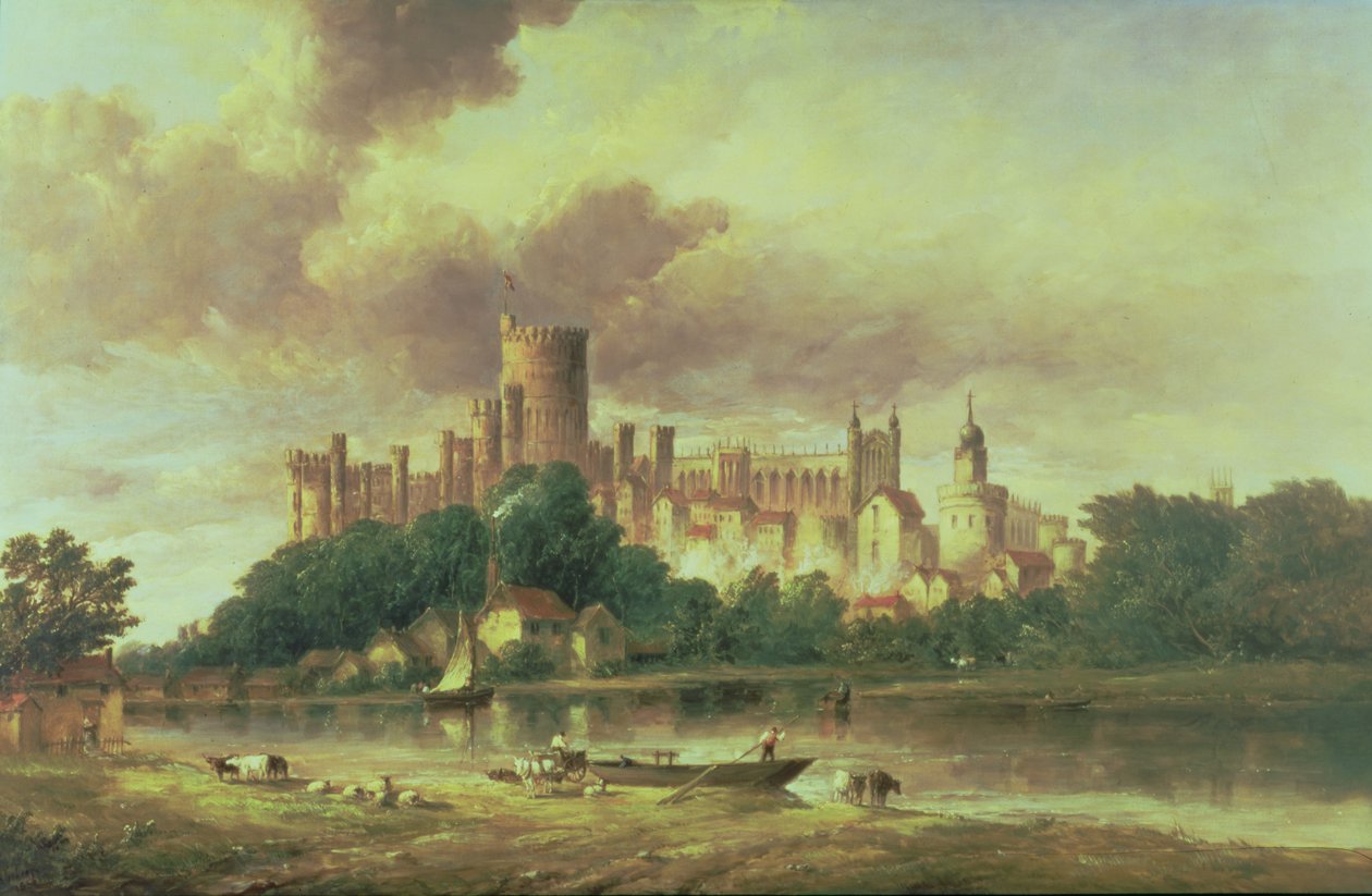 Ein Blick auf Windsor Castle von Alfred Gomersal Vickers